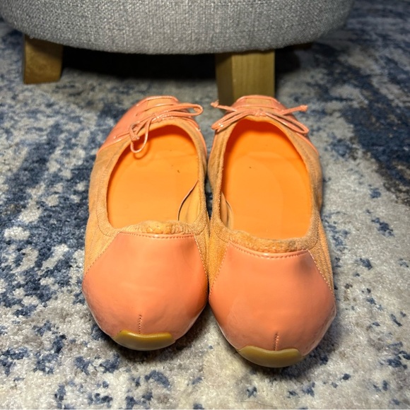 Cole Haan X Nike Air Orange Ballet Flats Size 8 - Picture 6 of 12